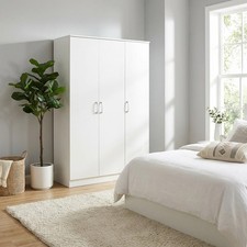Highbury 3 Door Wardrobe White