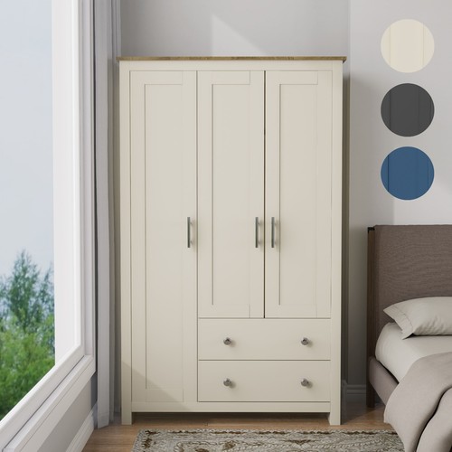 Door wardrobe with drawers - wardrobe,