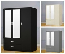 High Gloss 3 Door Wardrobe