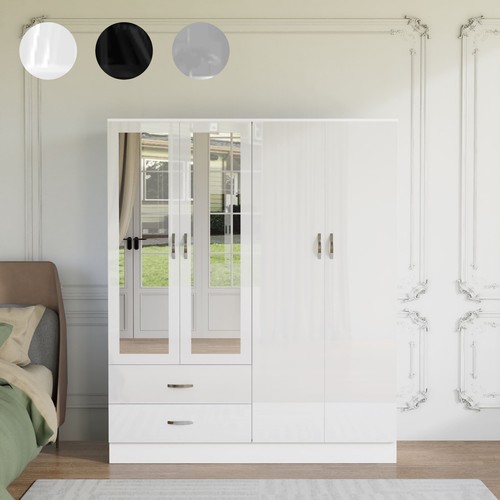High gloss wooden - high, door