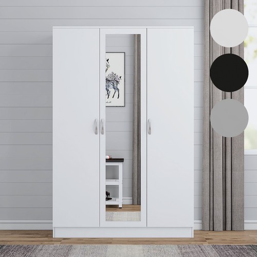Wooden door wardrobe - 3, with