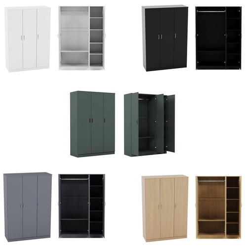 Modern wooden wardrobe door - wardrobe, 3